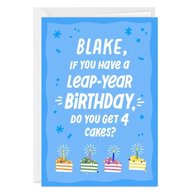 Leap Year Custom Birthday Card for only USD 4.99 | Hallmark