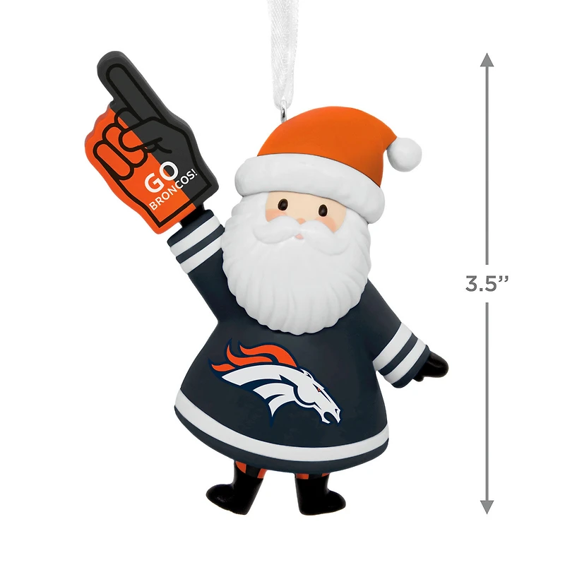 NFL Denver Broncos Santa Fan Hallmark Ornament for only USD 12.99 | Hallmark