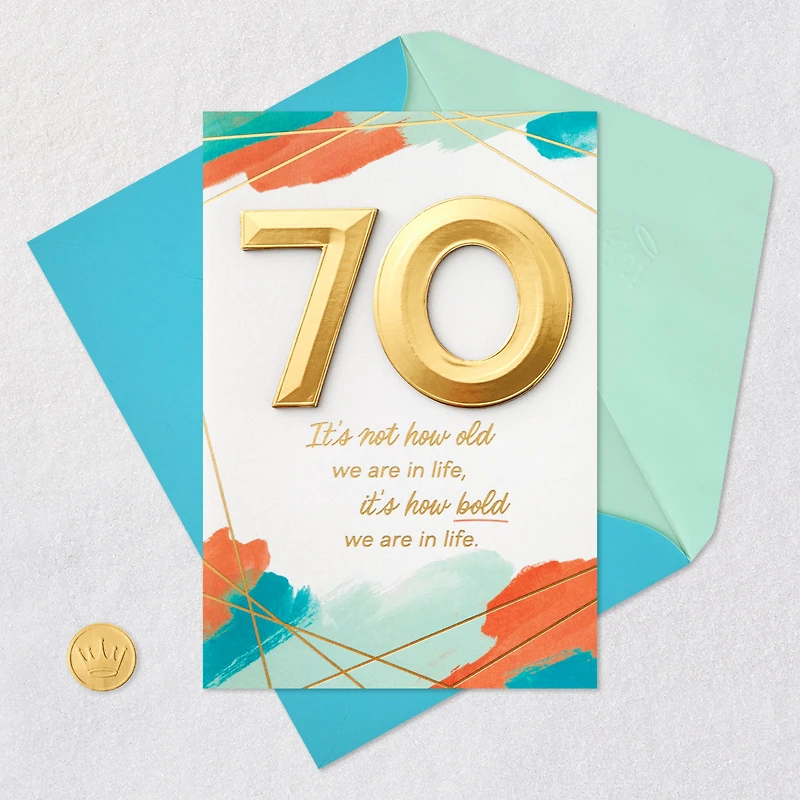 Here's to the Continued Adventure 70th Birthday Card for only USD 6.59 | Hallmark