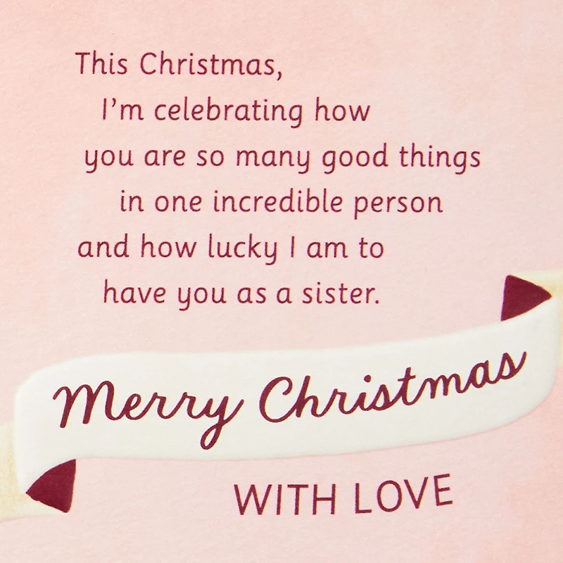 Celebrating You With Love Christmas Card for Sister for only USD 5.59 | Hallmark