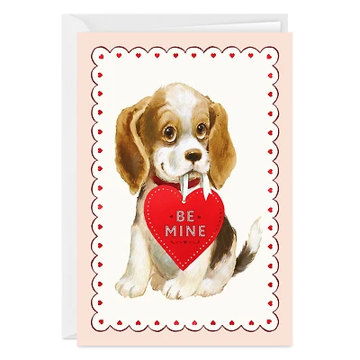 Vintage Be Mine Pup Custom Valentine's Day Card for only USD 4.99 | Hallmark