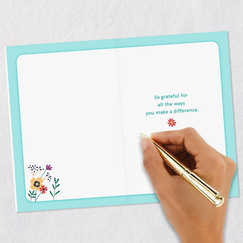 You Make a Difference Thank You Card for only USD 2.50 | Hallmark