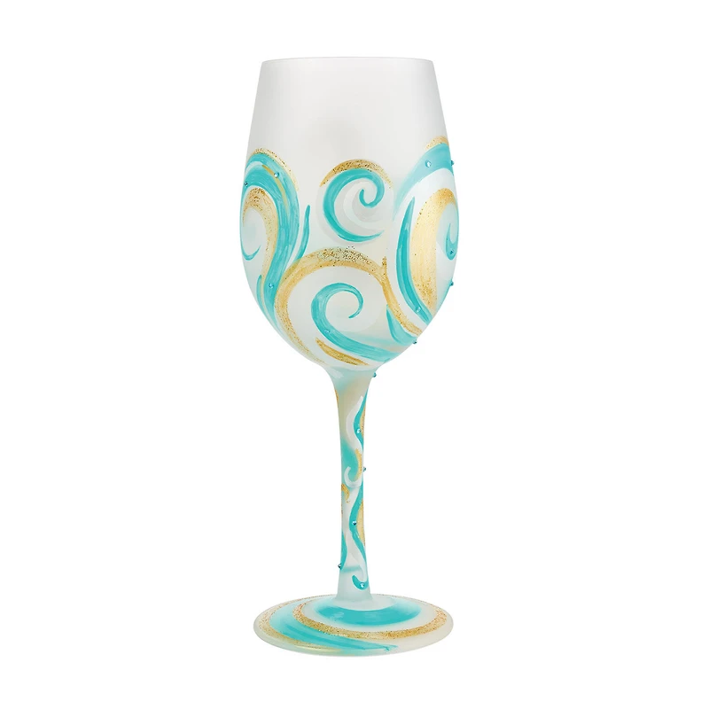 Lolita Ridin' the Waves Handpainted Wine Glass, 15 oz. for only USD 32.99 | Hallmark