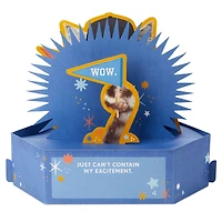 Kevin the Cat So Excited Funny 3D Pop-Up Card for only USD 7.99 | Hallmark