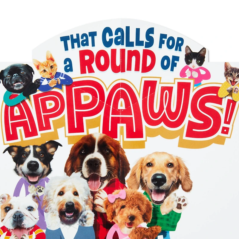 Round of Appaws Pop-Up Birthday Card for only USD 4.59 | Hallmark