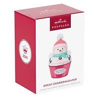Great-Granddaughter Cupcake 2025 Ornament for only USD 18.99 | Hallmark