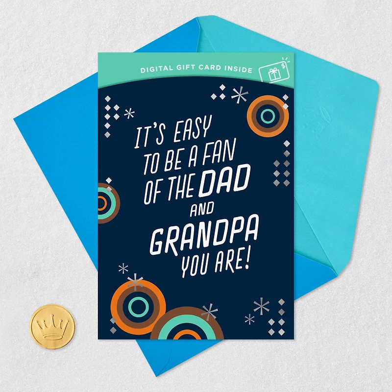 You're a Great Dad and Grandpa Gift Card Greeting Father's Day Card for only USD 4.99 | Hallmark
