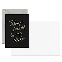 Taking a Moment to Say Thanks Blank Thank You Notes, Pack of 10 for only USD 10.49 | Hallmark