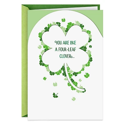 A Four-Leaf Clover St. Patrick's Day Card for only USD 3.99 | Hallmark