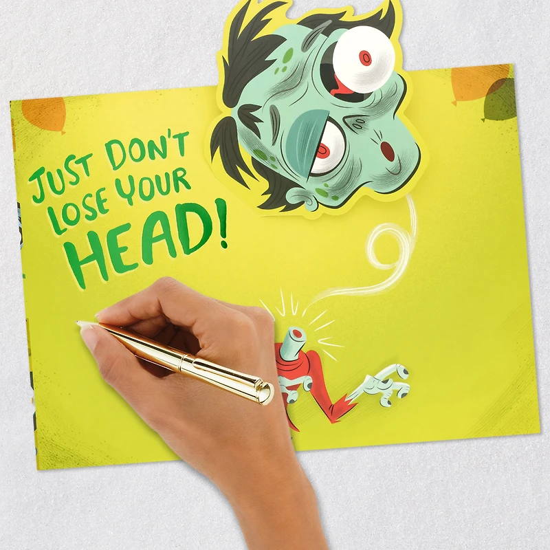 Don't Lose Your Head, Zombie Pop-Up Halloween Card for only USD 5.59 | Hallmark