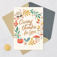 Giving Thanks for You Religious Thanksgiving Card for only USD 2.99 | Hallmark