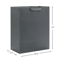13" Gray Large Gift Bag for only USD 4.49 | Hallmark