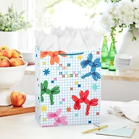 13" Happy Birthday Balloon Animals Large Gift Bag for only USD 4.99 | Hallmark