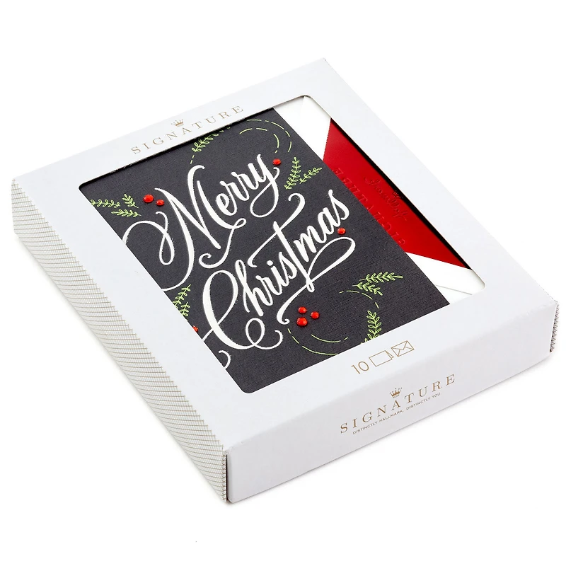 Elegant Script Boxed Christmas Cards, Pack of 10 for only USD 17.49 | Hallmark
