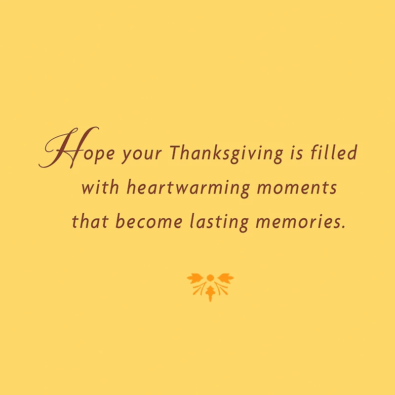 Heartwarming Moments and Memories Thanksgiving Card for only USD 0.99 | Hallmark