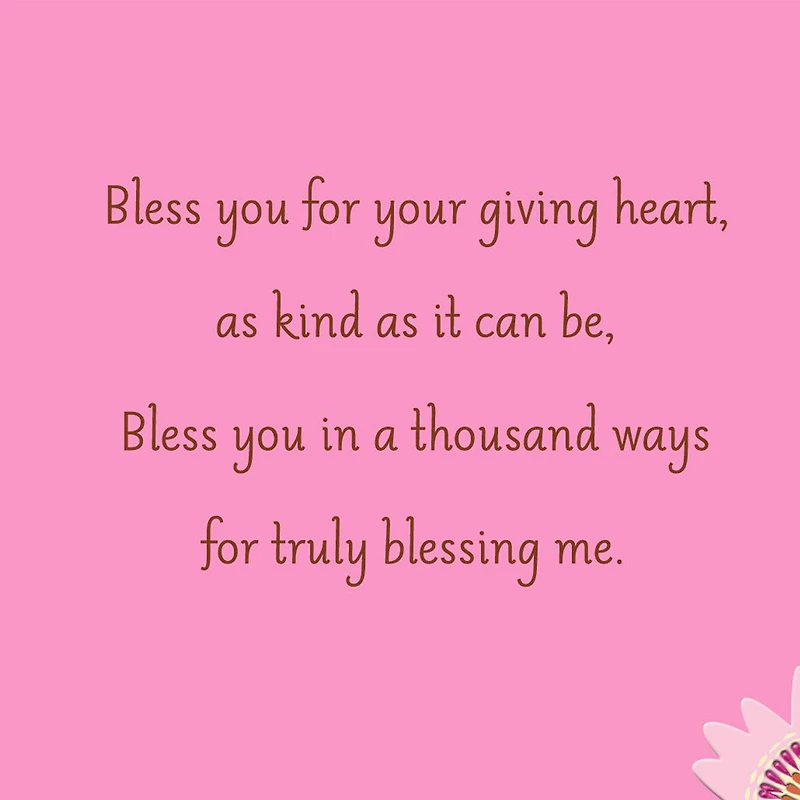Bright Flowers Bless You Religious Thank-You Card for only USD 2.99 | Hallmark