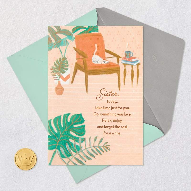 Relax and Enjoy Birthday Card for Sister for only USD 5.59 | Hallmark