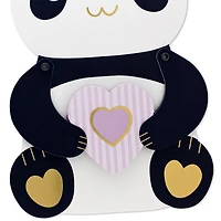 Panda Bear With Hearts Paper Craft Mother's Day Card for only USD 5.99 | Hallmark