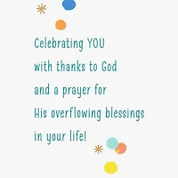 Celebrating You With Thanks to God Religious Birthday Card for only USD 2.50 | Hallmark