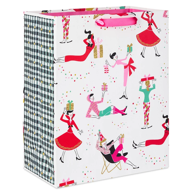 13" Retro Party Gals on White Large Holiday Gift Bag for only USD 4.99 | Hallmark