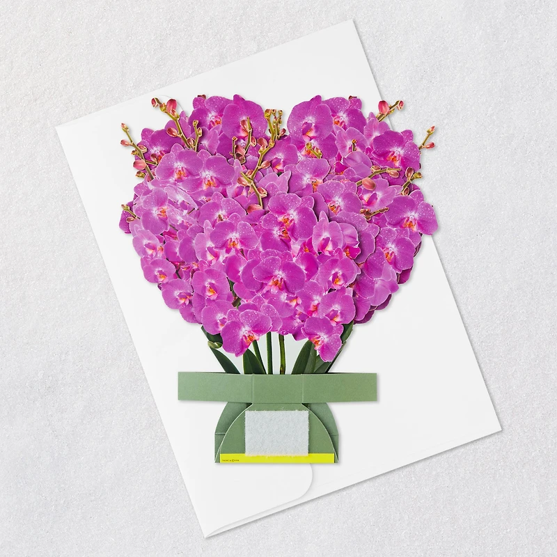 Build-a-Bouquet Fuchsia Orchids Pop-Up Paper Flowers for only USD 9.99 | Hallmark