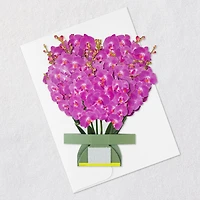Build-a-Bouquet Fuchsia Orchids Pop-Up Paper Flowers for only USD 9.99 | Hallmark