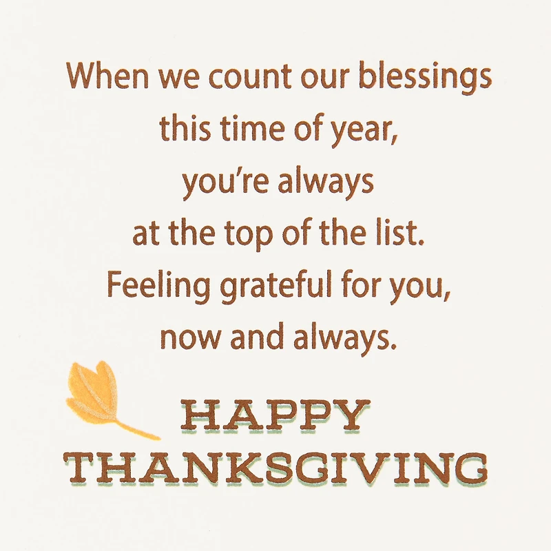 Grateful for You Thanksgiving Card for Grandson for only USD 2.99 | Hallmark