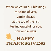 Grateful for You Thanksgiving Card for Grandson for only USD 2.99 | Hallmark