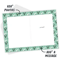 Pink Flowers Stamp Custom Miss You Card for only USD 4.99 | Hallmark