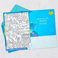 Oceans of Fun Birthday Card for Kids with Activity Page for only USD 7.59 | Hallmark