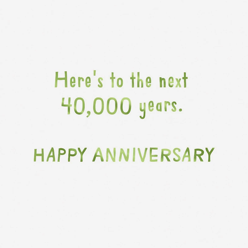 Hugging Dinosaurs Gift Card Greeting Funny Anniversary Card for only USD 4.99 | Hallmark