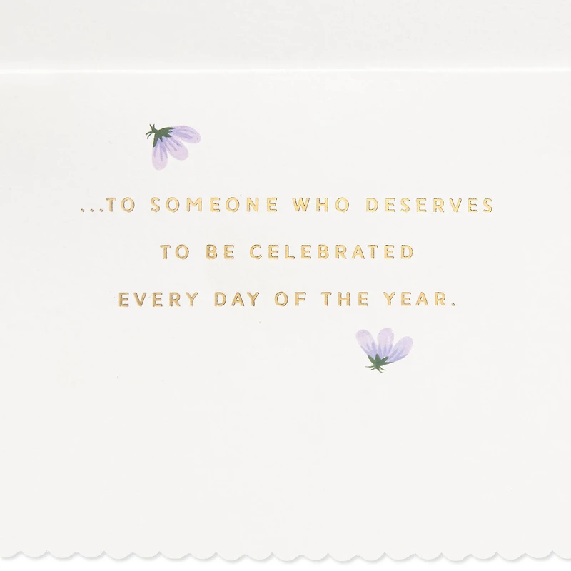 You Deserve to be Celebrated Every Day Birthday Card for only USD 8.59 | Hallmark