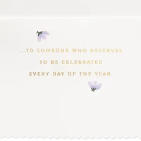 You Deserve to be Celebrated Every Day Birthday Card for only USD 8.59 | Hallmark