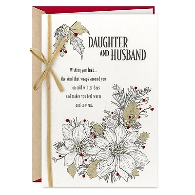 Wishing You Love, Peace and Joy Christmas Card for Daughter and Husband for only USD 6.99 | Hallmark