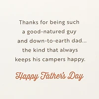 Happy Campers Father's Day Card for Husband for only USD 9.59 | Hallmark