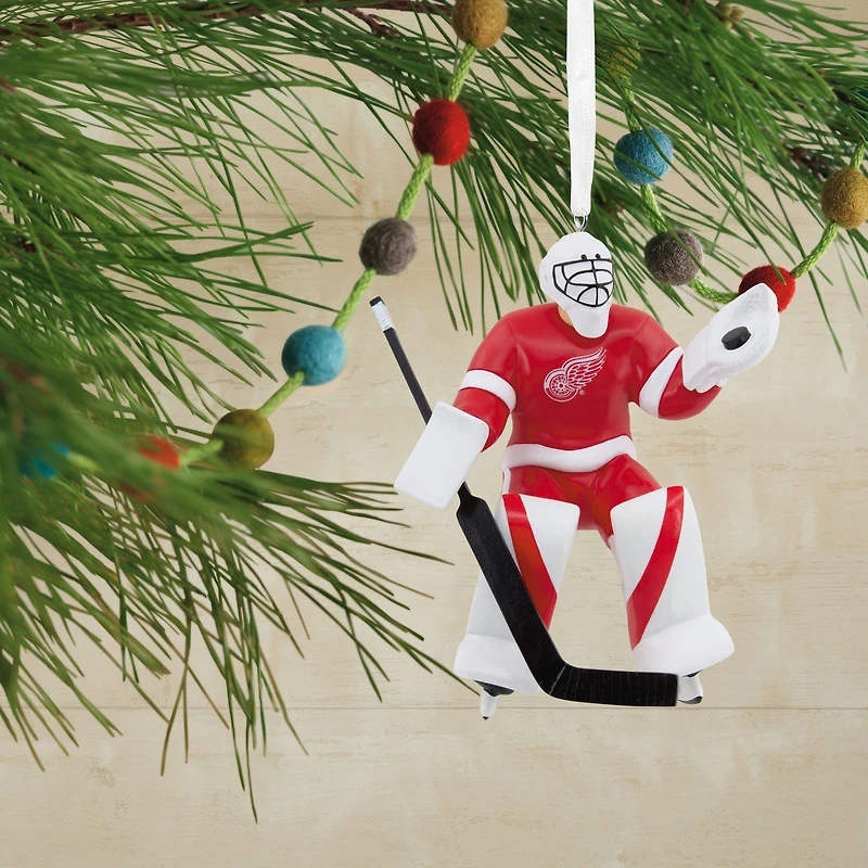 NHL Detroit Red Wings® Goalie Hallmark Ornament for only USD 14.99 | Hallmark