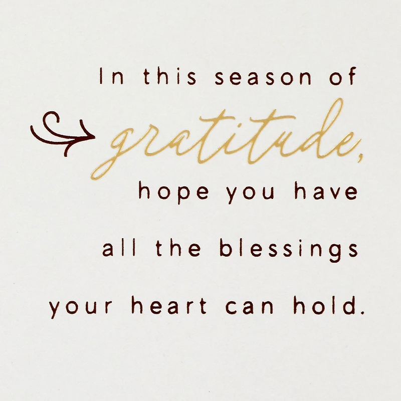All the Blessings Your Heart Can Hold Thanksgiving Cards, Pack of 4 for only USD 8.99 | Hallmark