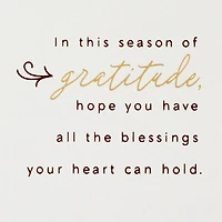All the Blessings Your Heart Can Hold Thanksgiving Cards, Pack of 4 for only USD 8.99 | Hallmark
