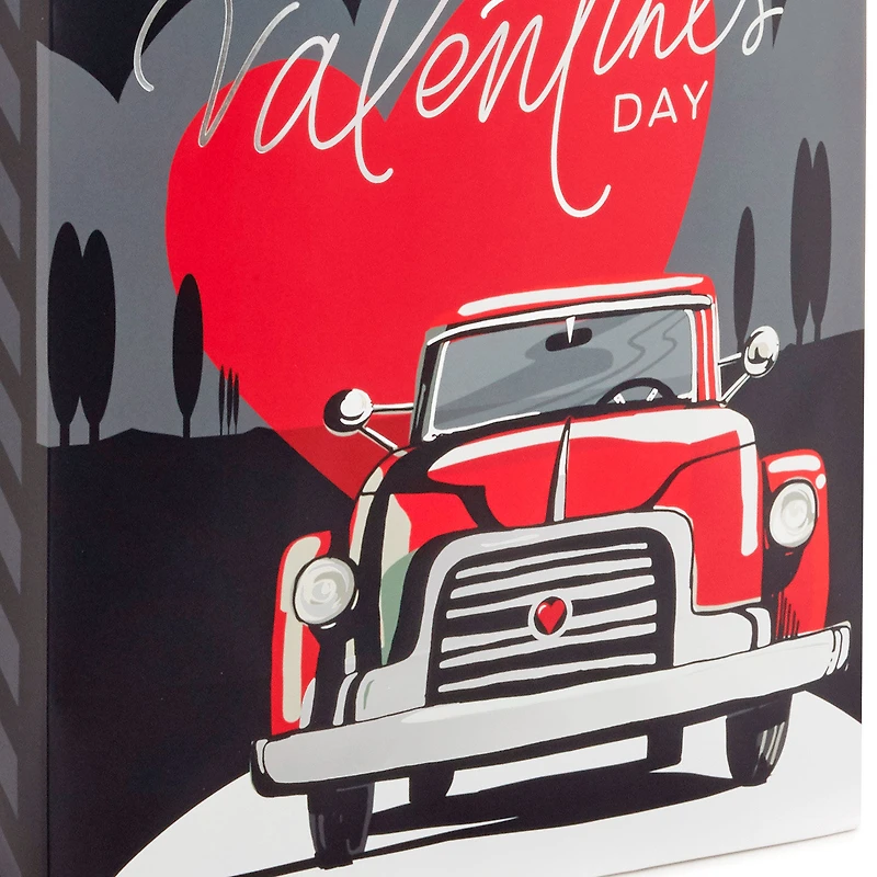 13" Stripes and Red Truck 2-Pack Large Valentine's Day Gift Bags With Tissue Paper for only USD 10.49 | Hallmark