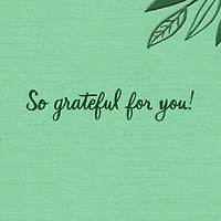 So Grateful for You Holiday Card for only USD 2.99 | Hallmark
