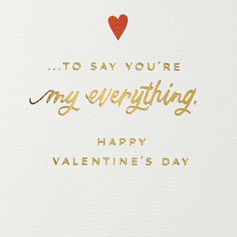 You're My Everything Romantic Valentine's Day Card for only USD 4.99 | Hallmark
