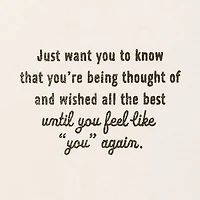Until You Feel Like You Again Get Well Card for only USD 4.99 | Hallmark