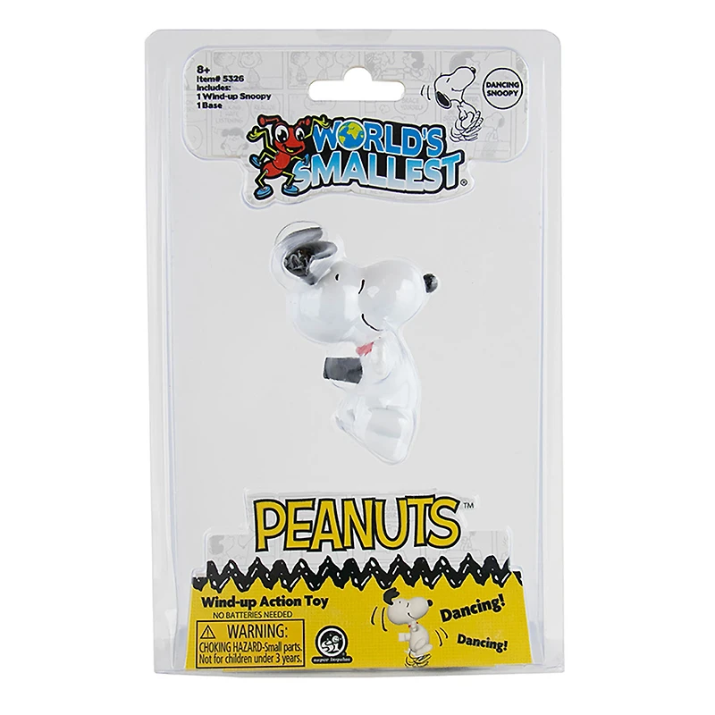 Super Impulse World's Smallest Peanuts Happy Dancing Snoopy Mini Action Toy for only USD 7.99 | Hallmark