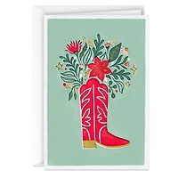 Hallmark x Opry® Holiday Bouquet in Boot Blank Card for only USD 4.99 | Hallmark