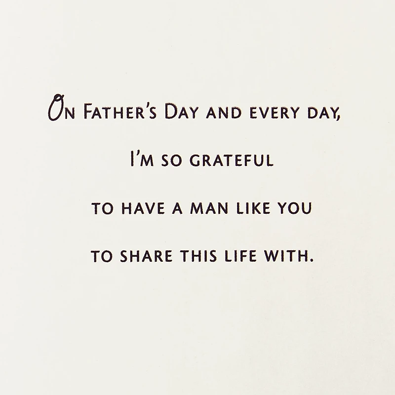Grateful for a Man Like You Father's Day Card for Husband for only USD 5.79 | Hallmark