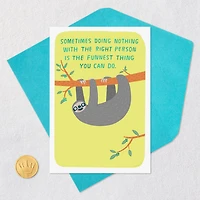 The Funnest Thing, Sloth Funny Friendship Card for only USD 4.49 | Hallmark