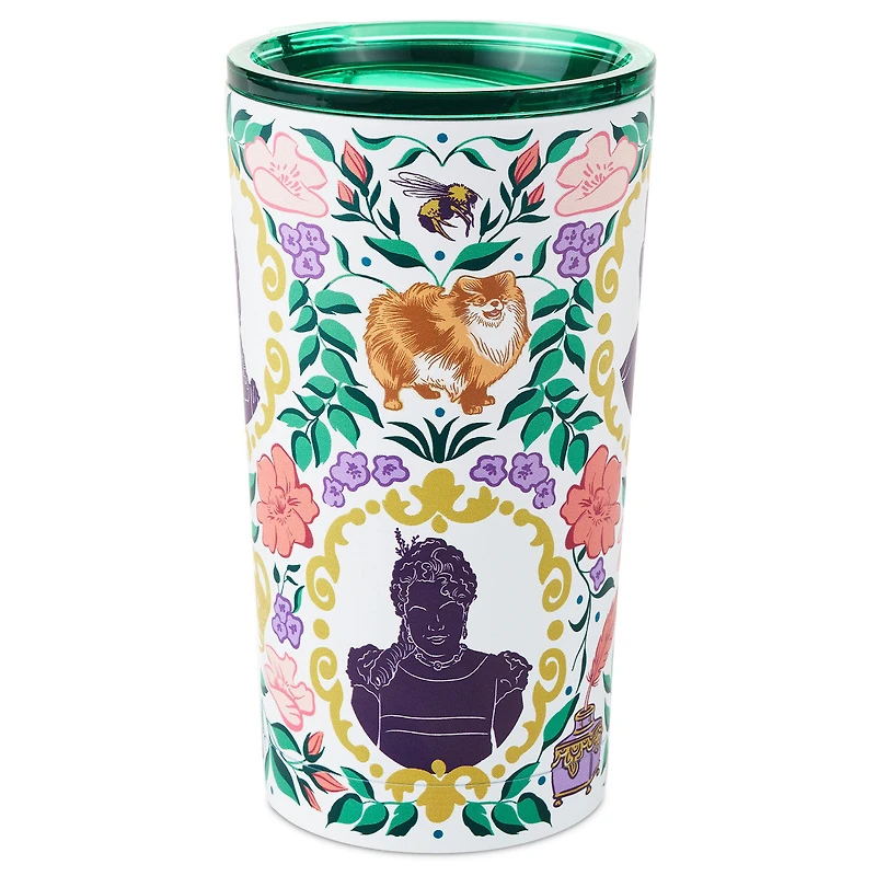 Bridgerton Ton Silhouettes on Floral Travel Mug, 15 oz. for only USD 28.99 | Hallmark