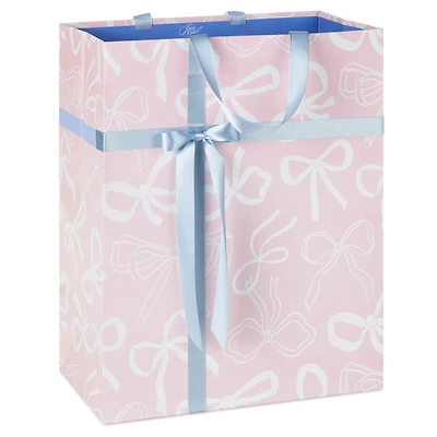 13" Lacey Chabert Collection Bows on Pink Large Gift Bag for only USD 6.29 | Hallmark