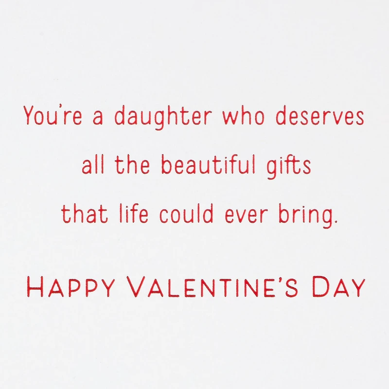 Unique and Beautiful Valentine's Day Card for Daughter for only USD 3.99 | Hallmark