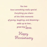 Great Big Love Anniversary Card for Couple for only USD 5.59 | Hallmark